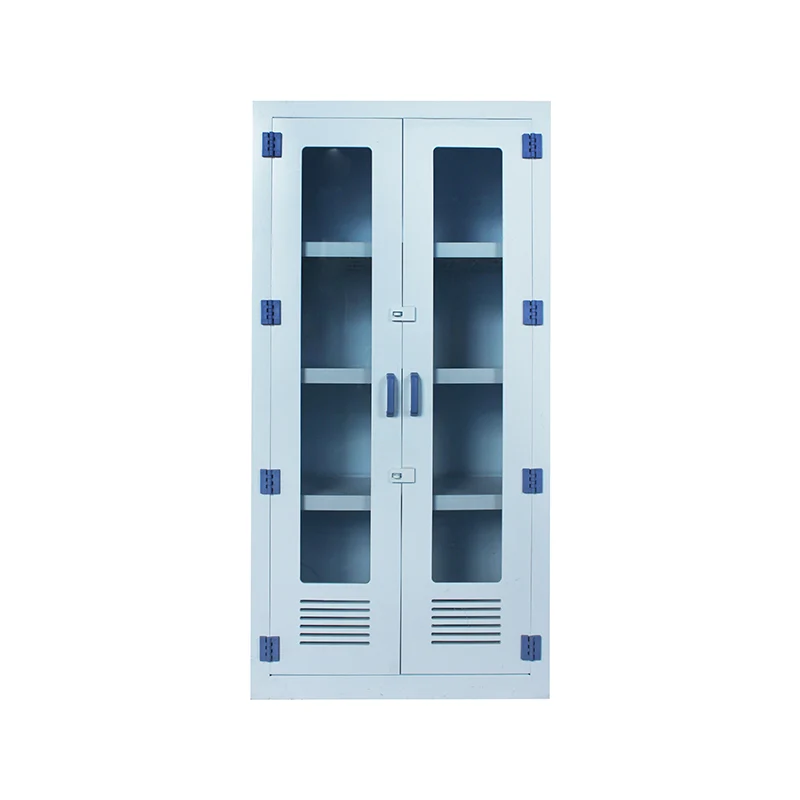 Dobbeltdørs ætsende kemikaliesikkerhedsskab