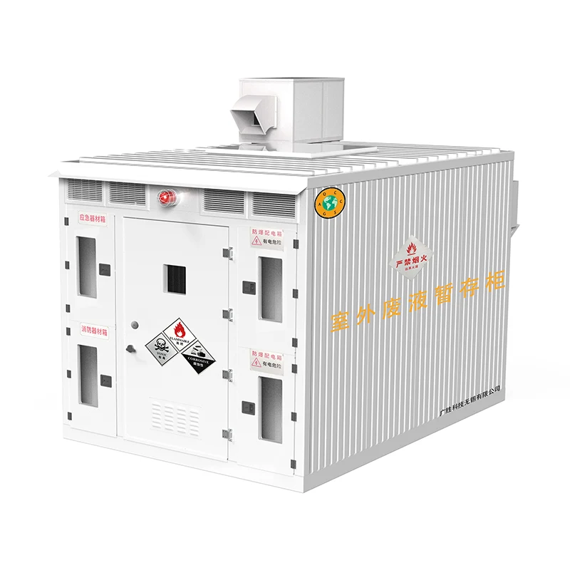 Walk-in eksplosionssikkert beholderlager til farligt affald